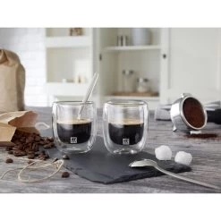 Zwilling Doppelwandiges Glas, Espresso 80 Ml / 2-tlg 11 Zwilling Doppelwandiges Glas, Espresso 80 Ml / 2-tlg -Küchenzauber Verkauf 000007904