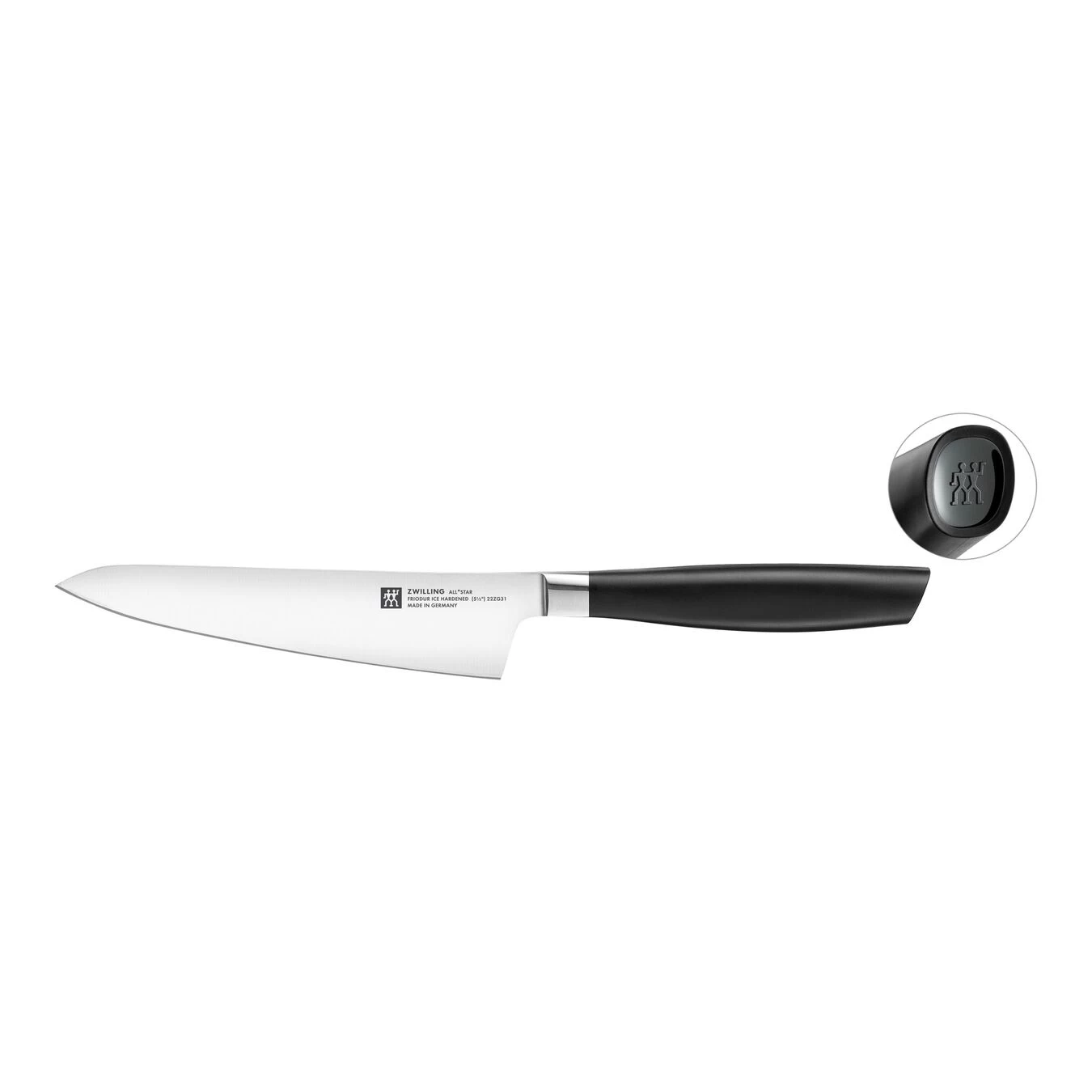 Zwilling Kochmesser Compact 14 Cm, Schwarz 1 Zwilling Kochmesser Compact 14 Cm, Schwarz