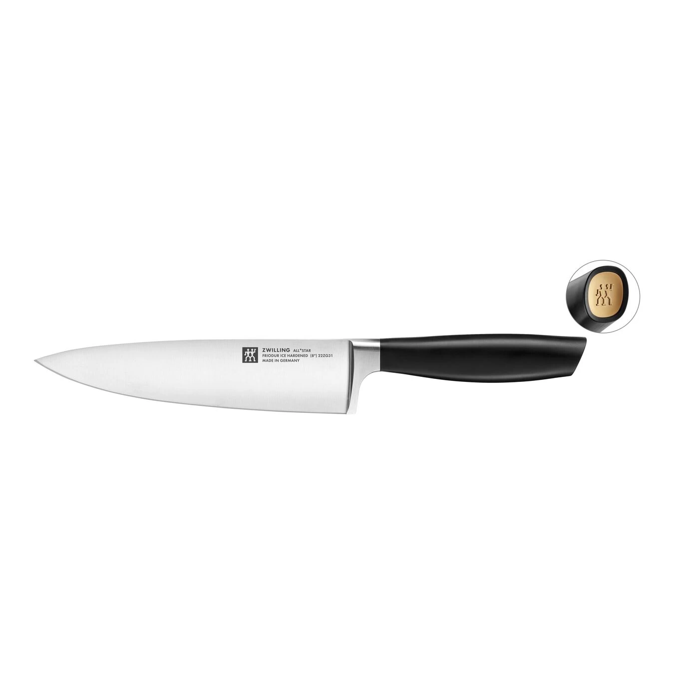 Zwilling Kochmesser 20 Cm, Gold Matt 1 Zwilling Kochmesser 20 Cm, Gold Matt