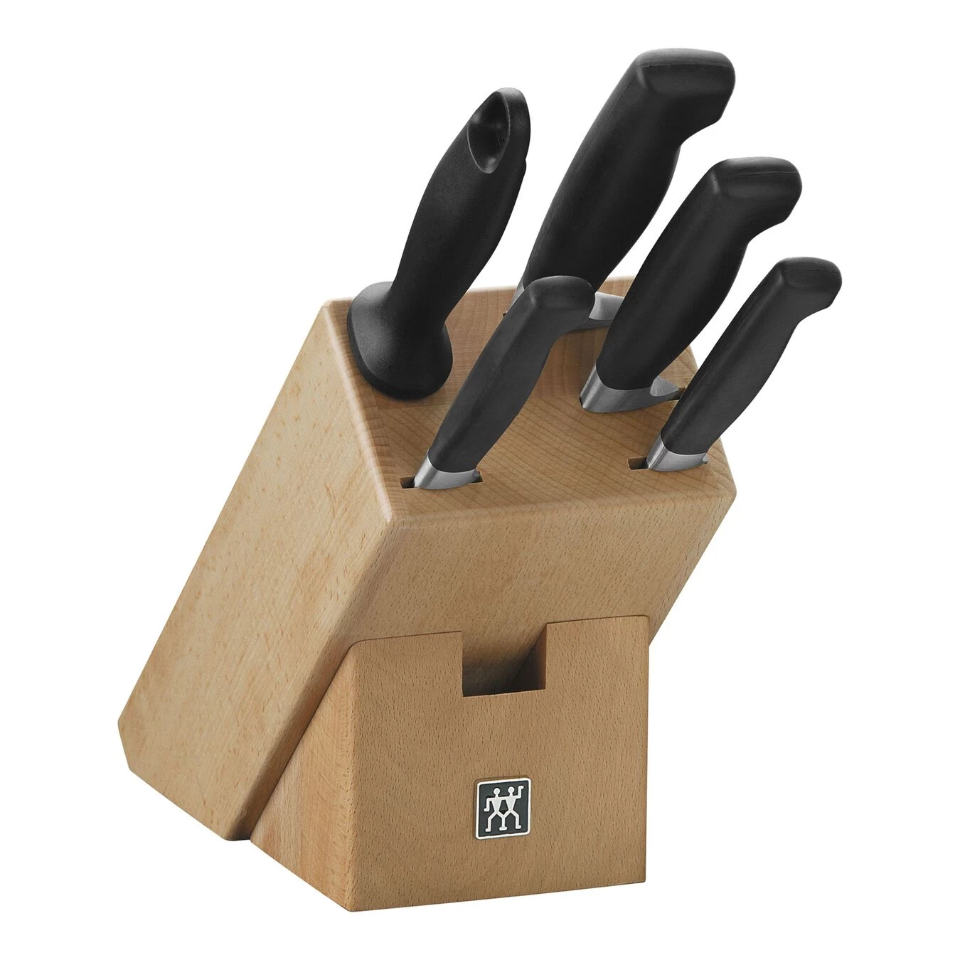 Zwilling Messerblockset 6-tlg, Natur 1 Zwilling Messerblockset 6-tlg, Natur