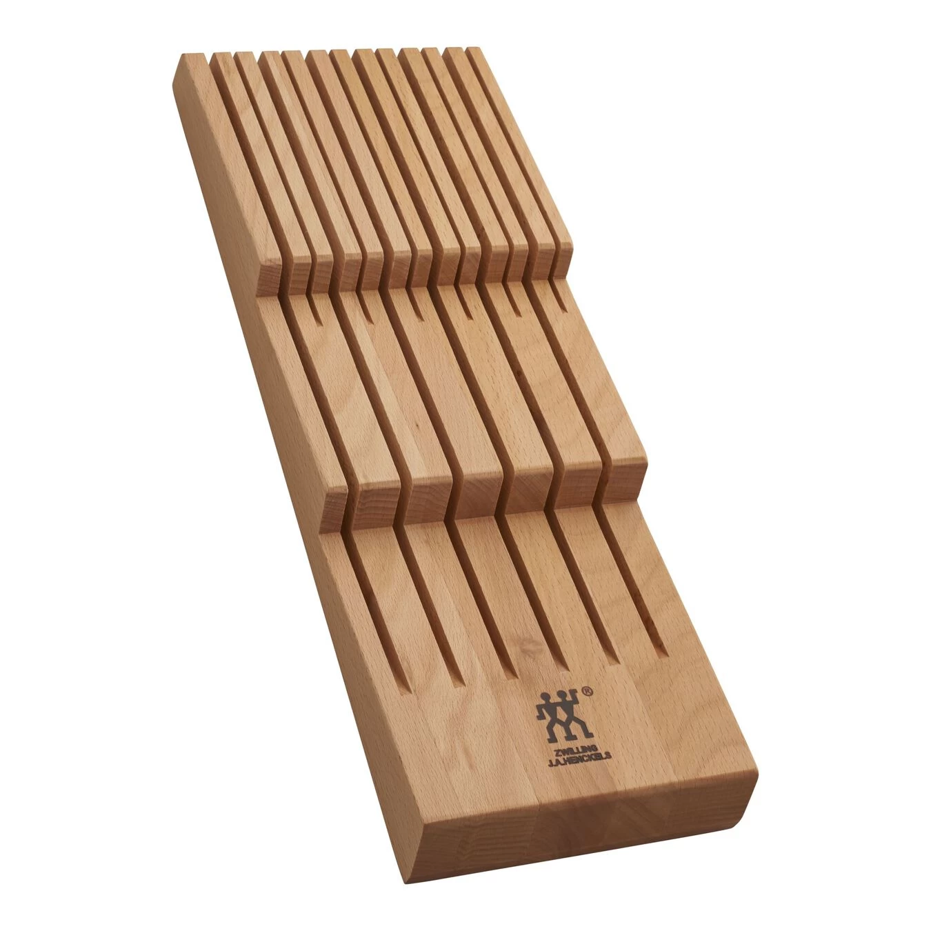 Zwilling Schubladeneinsatz, Bis Zu 12 Messer, Buche 1 Zwilling Schubladeneinsatz, Bis Zu 12 Messer, Buche