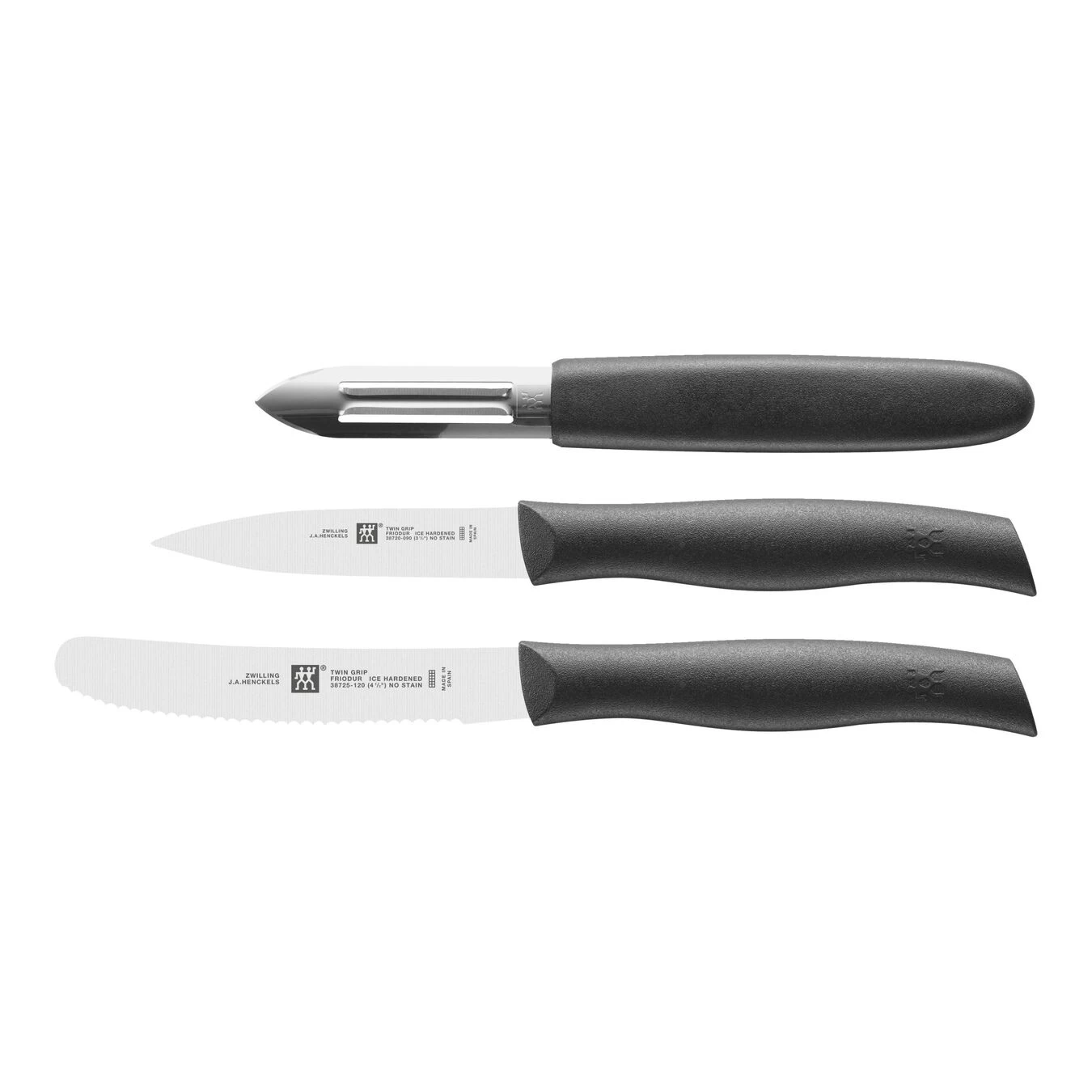 Zwilling Messerset 3-tlg, Schwarz 1 Zwilling Messerset 3-tlg, Schwarz