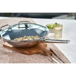 Zwilling Wok 32 Cm, 18/10 Edelstahl 8 Zwilling Wok 32 Cm, 18/10 Edelstahl -Küchenzauber Verkauf 424415574