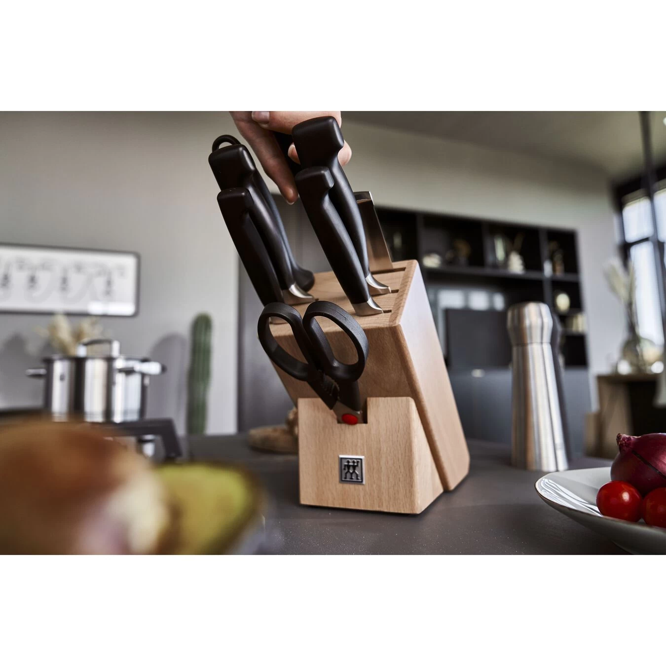 Zwilling Messerblockset 8-tlg, Natur 4 Zwilling Messerblockset 8-tlg, Natur – Bild 4